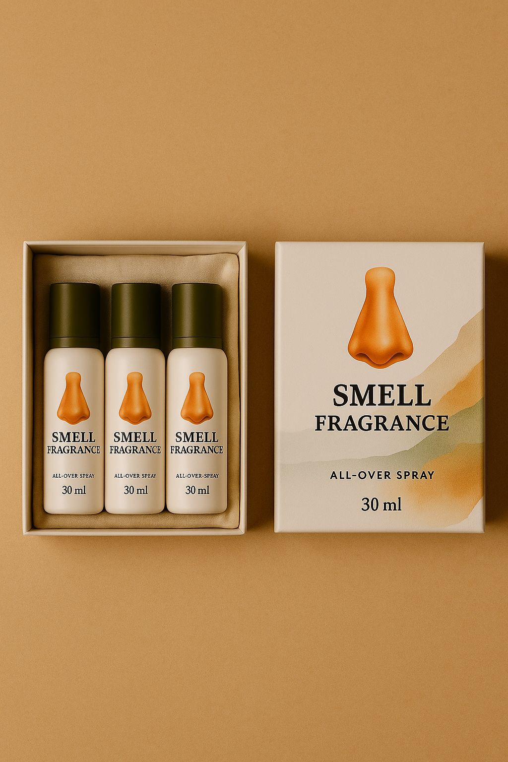 مجموعة بخاخات عطرة للجسم من SMELL FRAGRANCE - إصدار صغير (30 مل × 3)